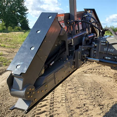 grading with a skid steer|grading blade for skid steer.